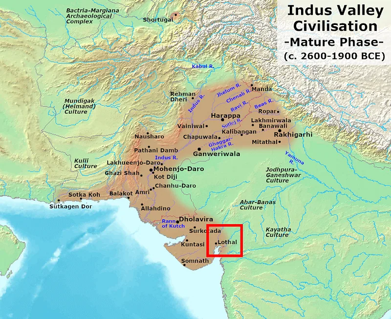 Lothal, marked in Red